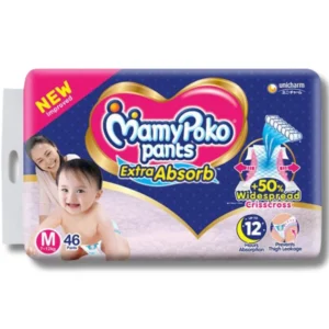 MamyPoko Pants Diaper M (7-12Kg) 4Pcs (India)